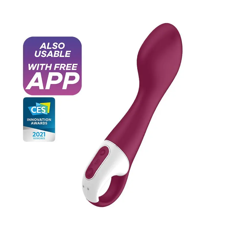 Satisfyer Hot Spot — Heated, App-Controlled G-Spot Vibrator (Pink) 1
