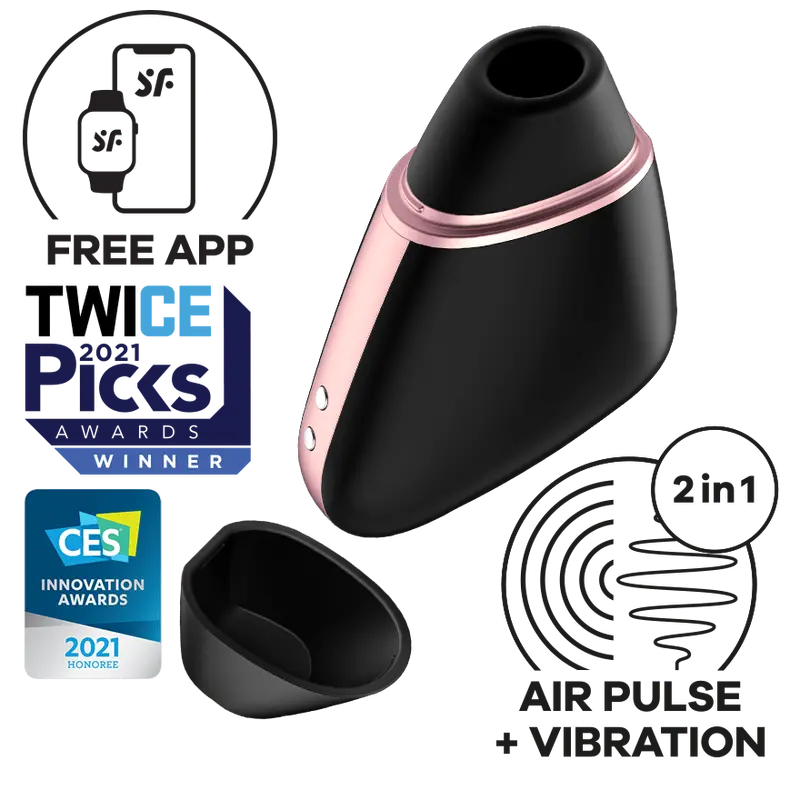 Satisfyer Love Triangle – App-Controlled Clitoral Air Pulse Stimulator 1