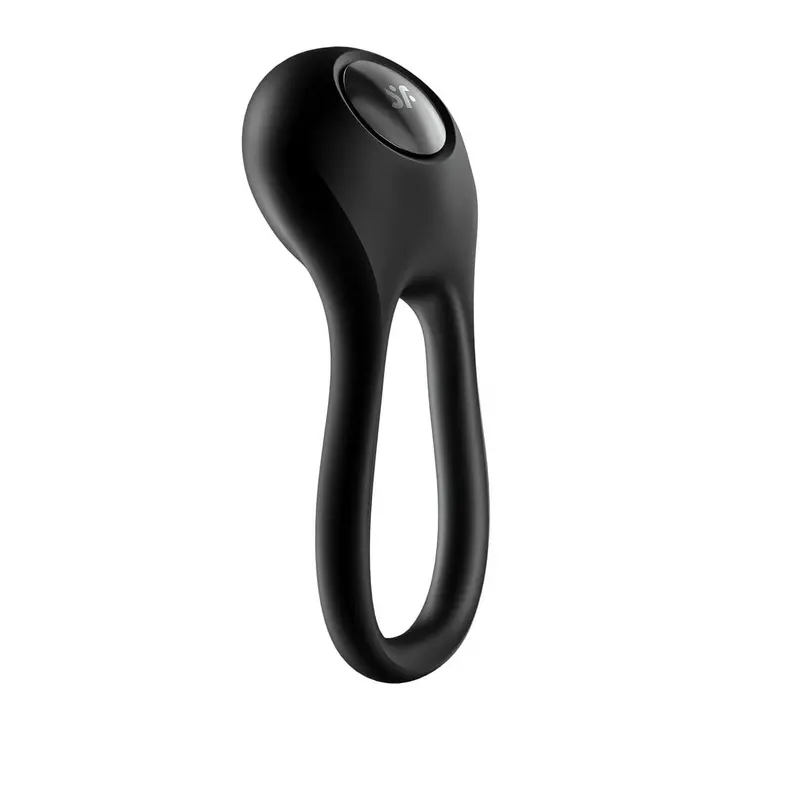 Satisfyer Majestic Duo Silicone Cock Ring With Vibration – Black 1