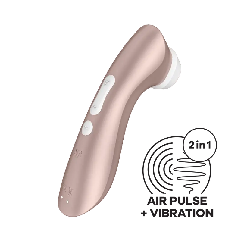 Satisfyer Pro 2+ Air Pulse Clitoral Stimulator – Rose Gold Rechargeable 1
