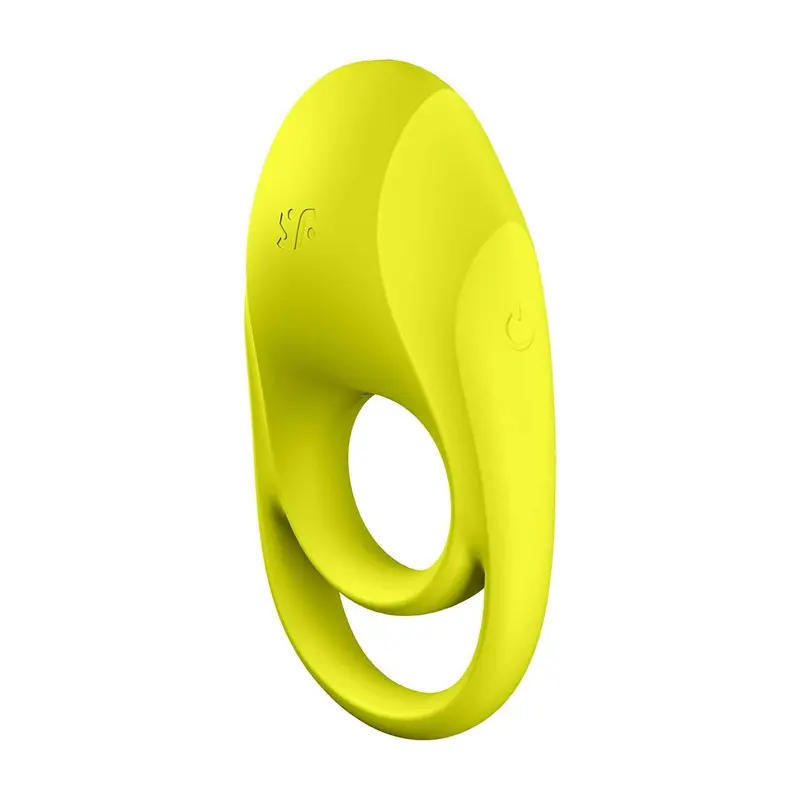 Satisfyer Spectacular Duo Silicone Cock Ring With Vibration – Chartreuse 1