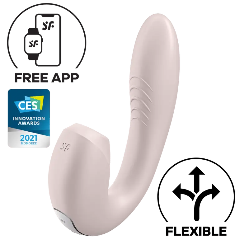 Satisfyer Sunray — App-Enabled Clitoral Air & G-Spot Stimulator 1