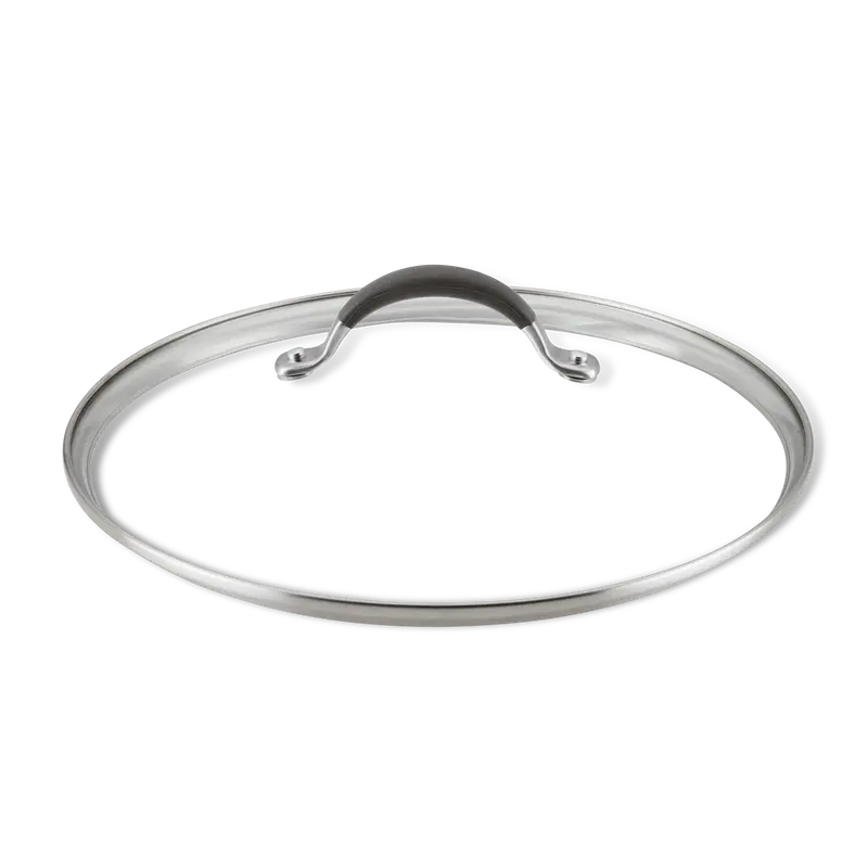 Scratchdefense Universal Full-Coverage Lid Set – Three Sizes, Tempered Glass & Stainless Rim 1