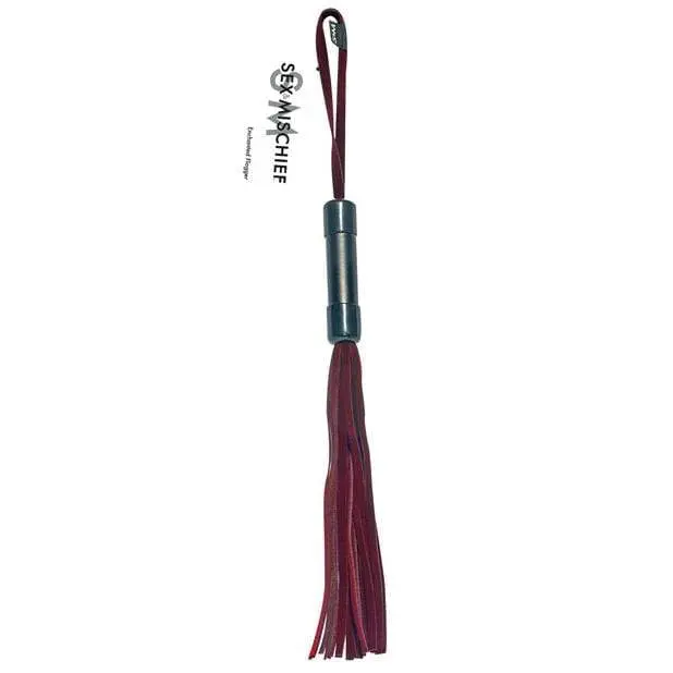 Sex & Mischief Enchanted Flogger – Soft-Tip Sensual Impact Toy (Ruby Red) 1