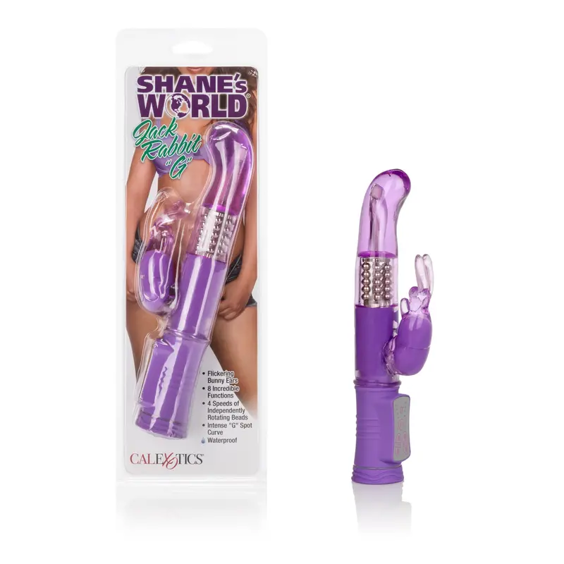 Shane'S World Jack Rabbit G-Spot Vibrator – Purple Dual-Motor Design 1