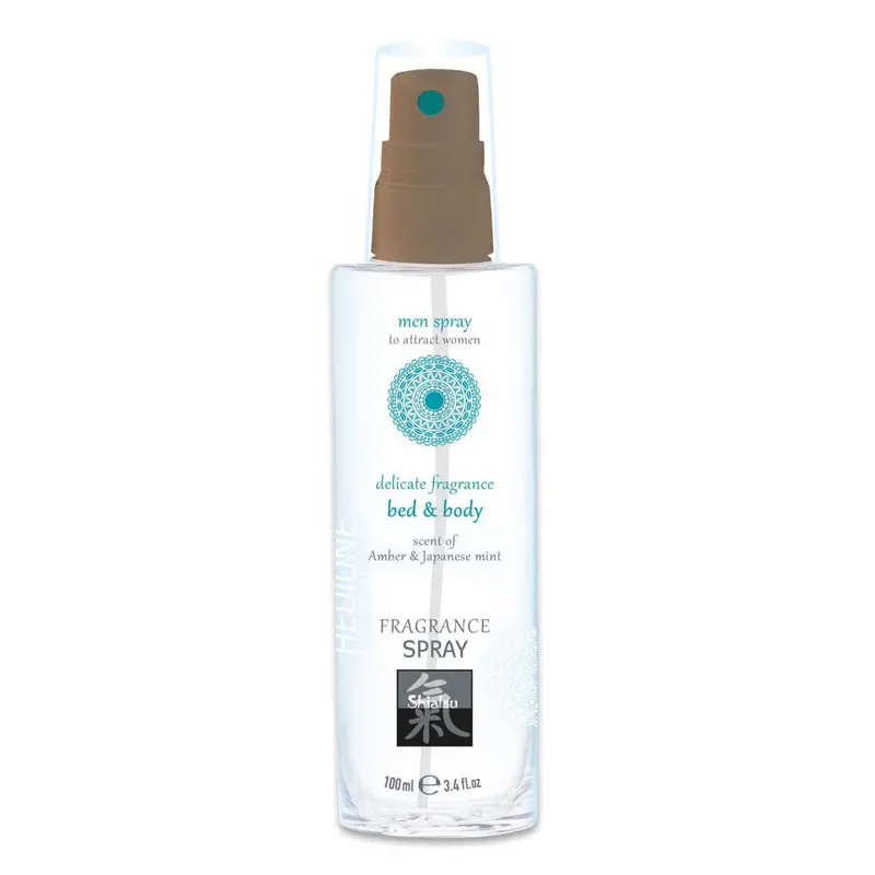 Shiatsu Hedione Pheromone Body & Bed Spray – Japanese Mint Amber Scent 1