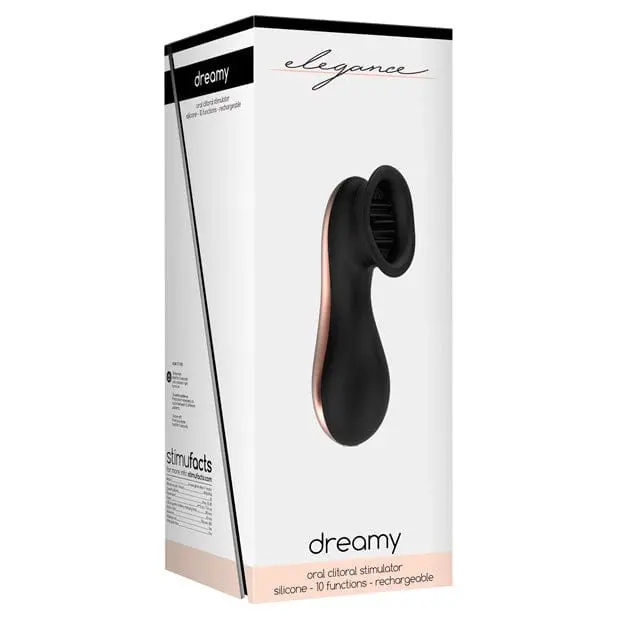 Shots Elegance Oral-Style Clitoral Stimulator – Quiet Black Massager 1