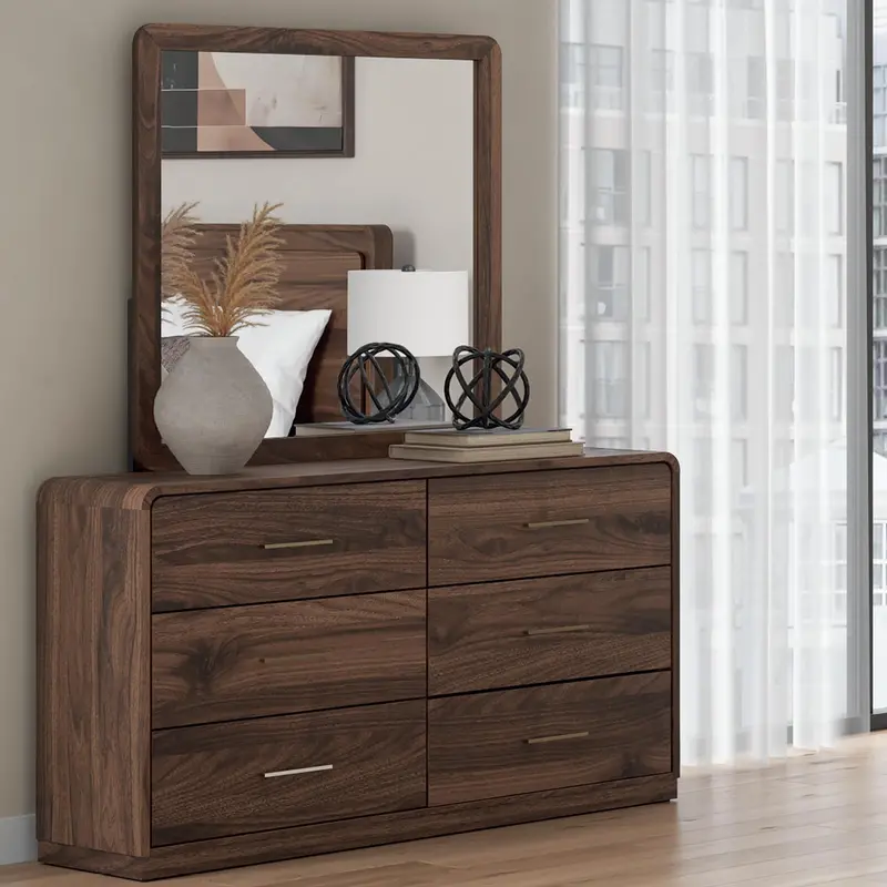 Signature Design By Ashley Fortlorn Dresser And Matching Mirror – Pcb386B1 1