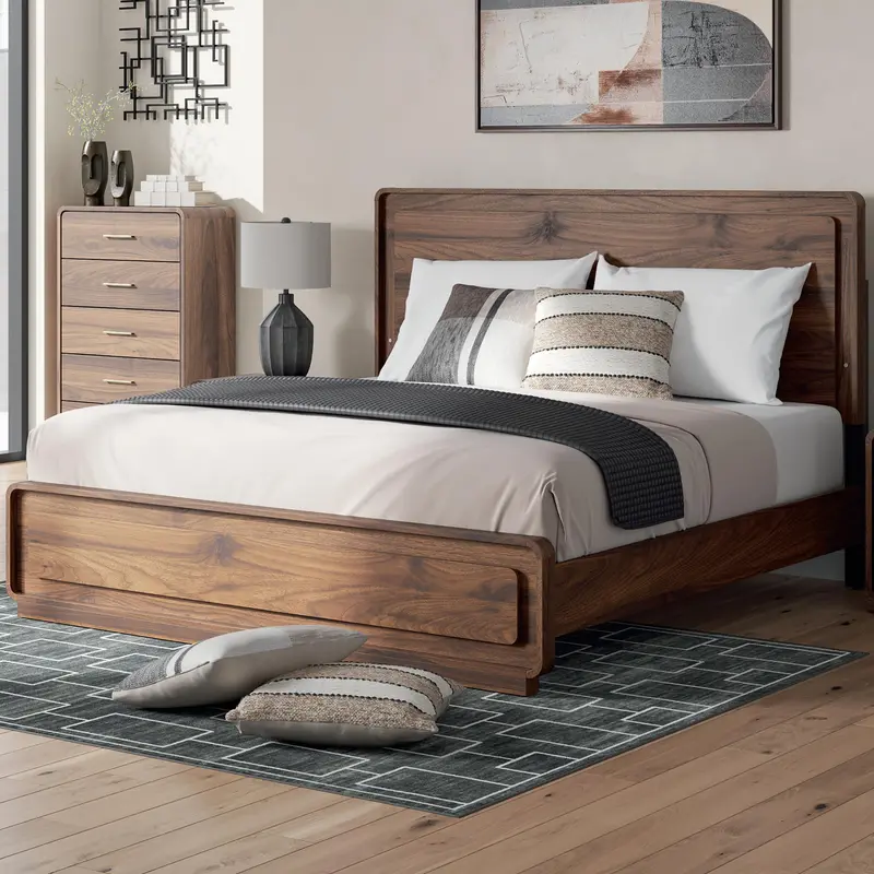Signature Design By Ashley Fortlorn Queen Panel Bed With Solid Wood Frame – Pcb386B2 1