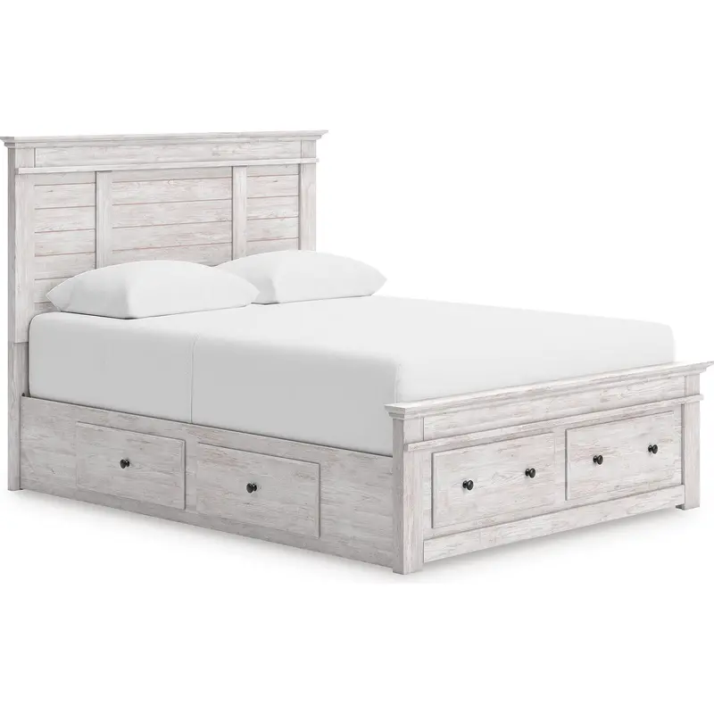 Signature Design By Ashley Makidern King Storage Panel Bed – Pcb1171B14 1