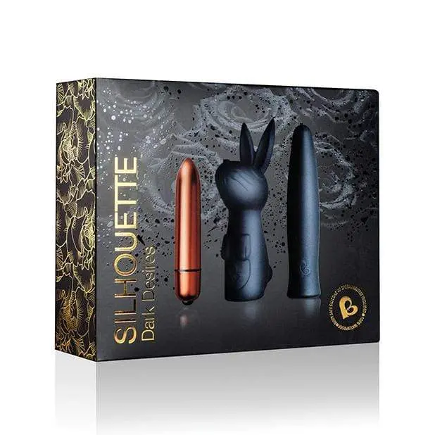 Silhouette Dark Desires Vibrator Kit – Rocksoff Premium Gold Edition 1
