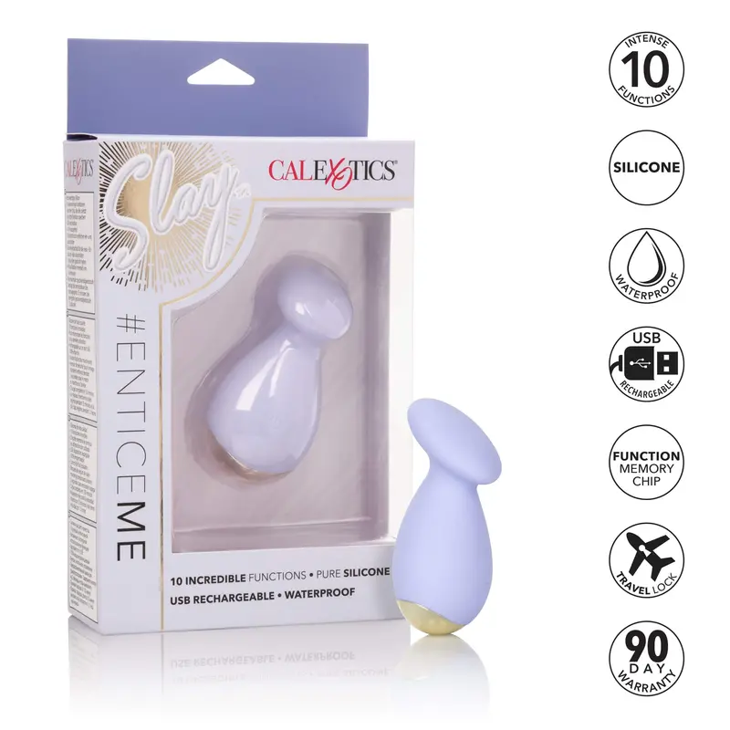 Silicone Clitoral Stimulator – California Exotics Slay Enticeme Vibrator 1