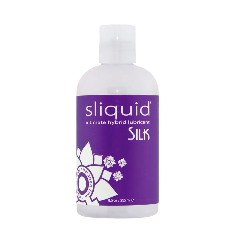 Sliquid Naturals Silk Hybrid Lubricant – Water-Based With Silicone Benefits 3