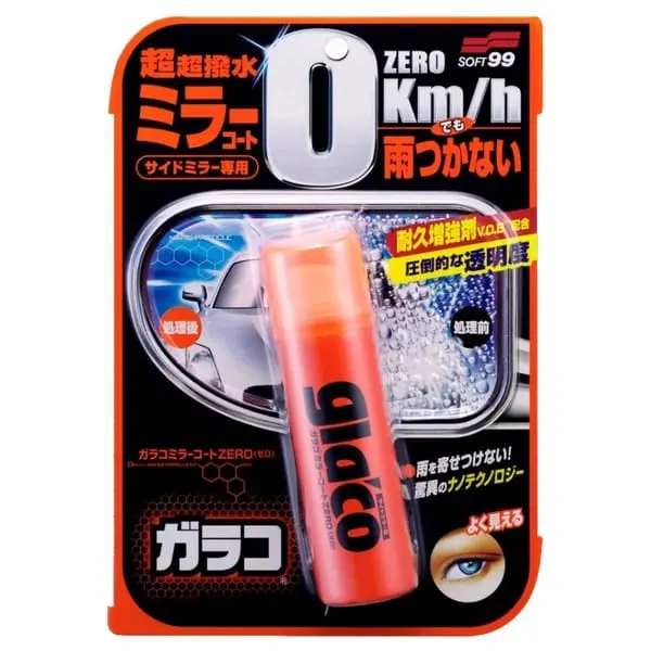 Soft99 Glaco Mirror-Specific Water Repellent Spray-Free Coating 1