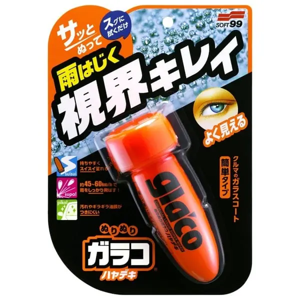 Soft99 Glaco Water-Repellent Car Treatment – Roll-On Formula (Standard) 1