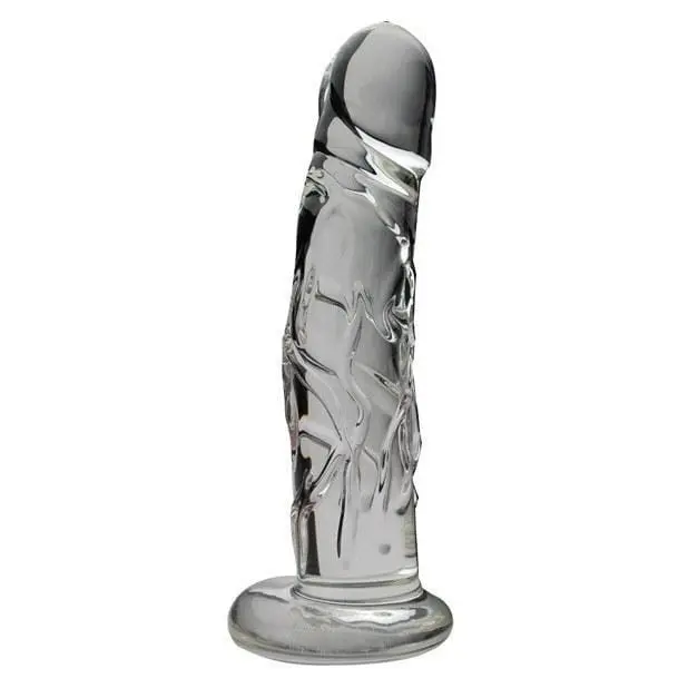 Spartacus Blown Glass Dildo – Medium Size, Clear Realistic Design 1