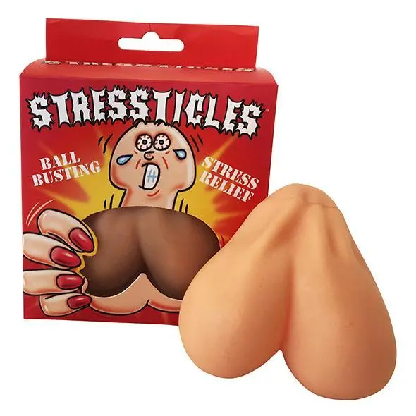 Spencer & Fleetwood Stressticles – Tactile Stress Relief Balls (Beige) 1