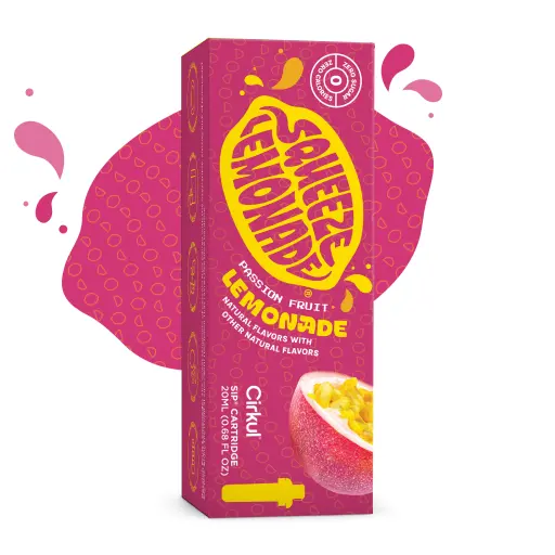 Squeeze Passion Fruit Lemonade Flavor Cartridge 1