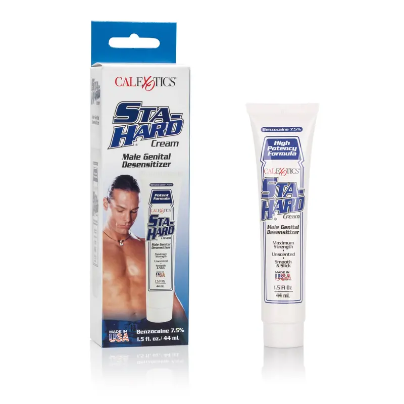 Sta-Hard Male Desensitizing Delay Cream – White Formula By California Exotics 1