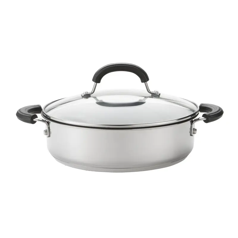 Stainless Steel Shallow Casserole Dish – 2.8L Or 4.9L Options 1