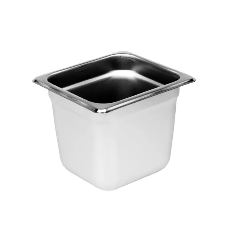Stainless Steel Steam Pan – 1/6 Gn Size (175 × 163Mm) 1