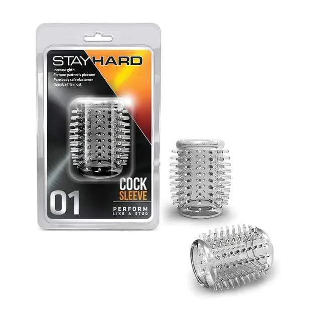 Stay Hard Clear Cock Sleeve Model 01 – Soft-Skin Texture 1