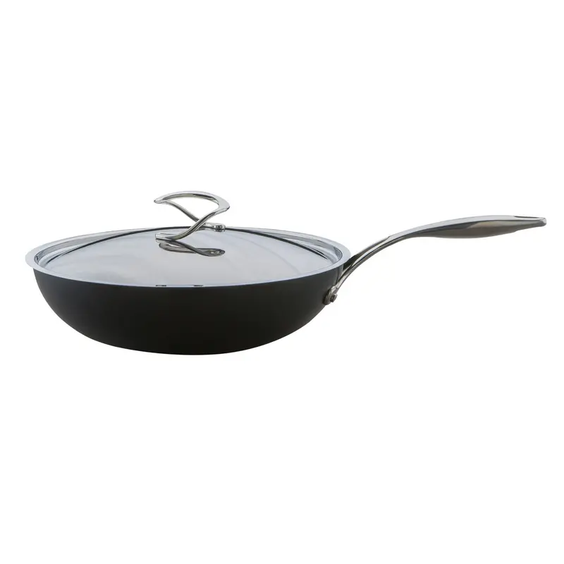 Style Induction-Ready Non-Stick Wok With Lid – 30 Cm 1