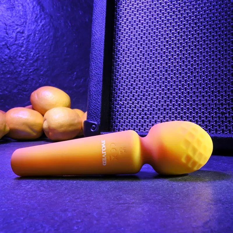 Sunshine Wand Body Massager In Orange By Evolved 1
