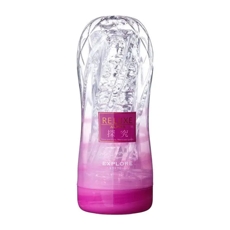 T-Best Reluxe Alpha Explore – Clear Soft-Stroking Masturbator (Normal Type) 1