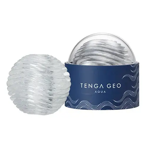 Tenga 3D Geo Soft Stroker – Clear Textured Masturbator With Ergonomic Design 3