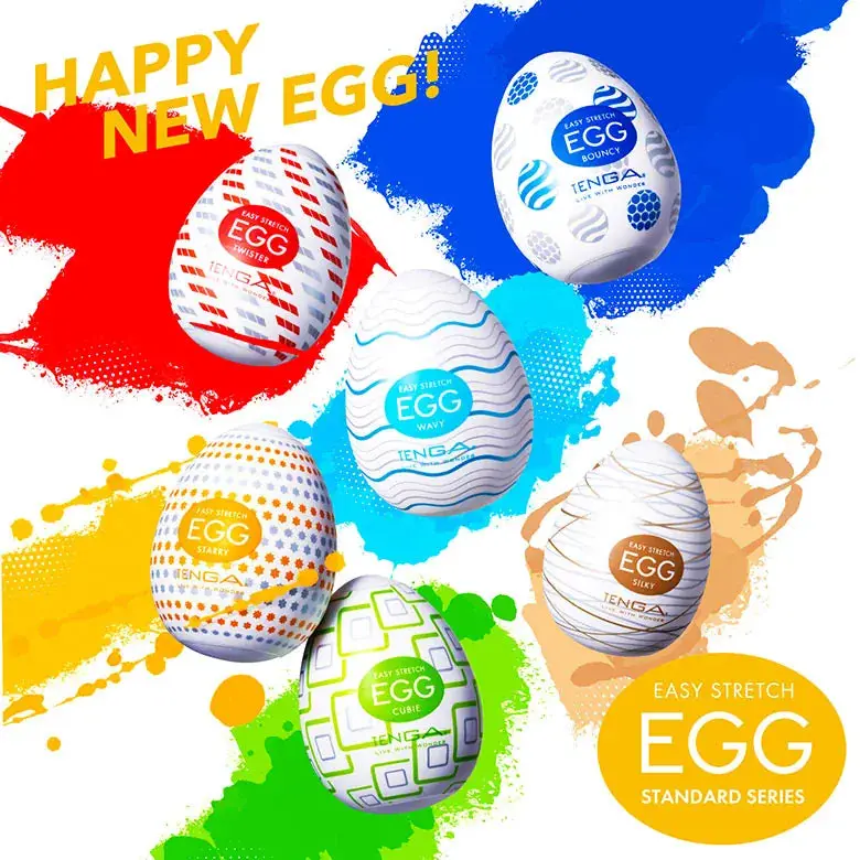 Tenga Egg Compact Vibrating Masturbator – New Standard Series 1