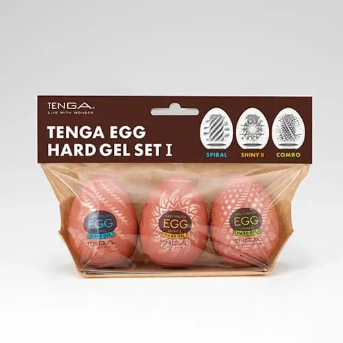 Tenga Egg Hard Gel Masturbator Collection – Compact Reusable Set 1