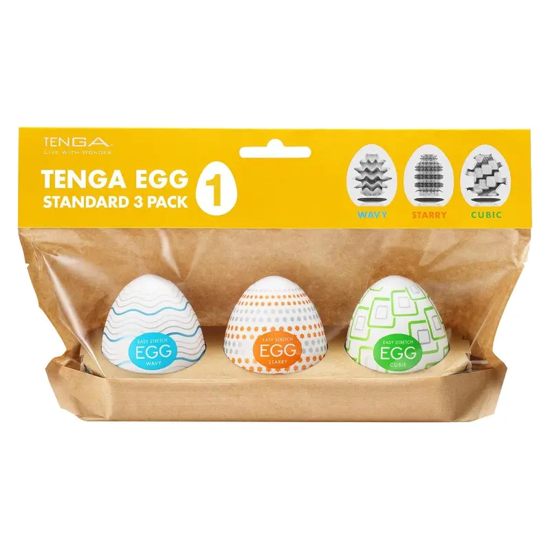 Tenga Egg Standard – Portable Reusable Masturbator Set 1