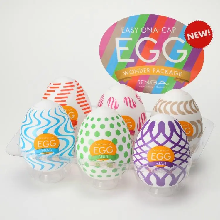 Tenga Wonder Series Egg-Shaped Portable Masturbator Stroker 7
