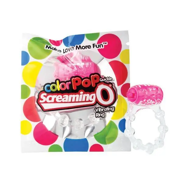 Thescreamingo Colorpop Quickie – Vibrating Cock Ring With Pop Of Pink 1