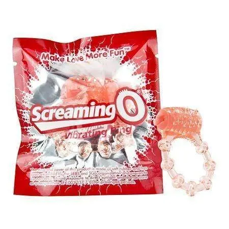 Thescreamingo Screaming O Vibrating Cock Ring – Flexible Design (Orange) 1