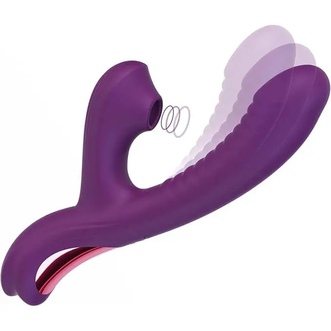 Tracy'S Dog - Betacome-Hither Rabbit Sucking Vibrator Clitoral Air Stimulator (Purple) 1