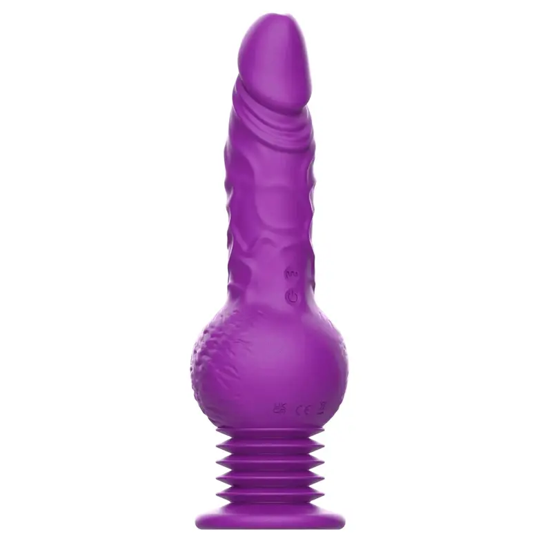 Tracy'S Dog Drillme App-Controlled Dildo – Purple Realistic Thrusting Vibrator With Bluetooth Sync 1