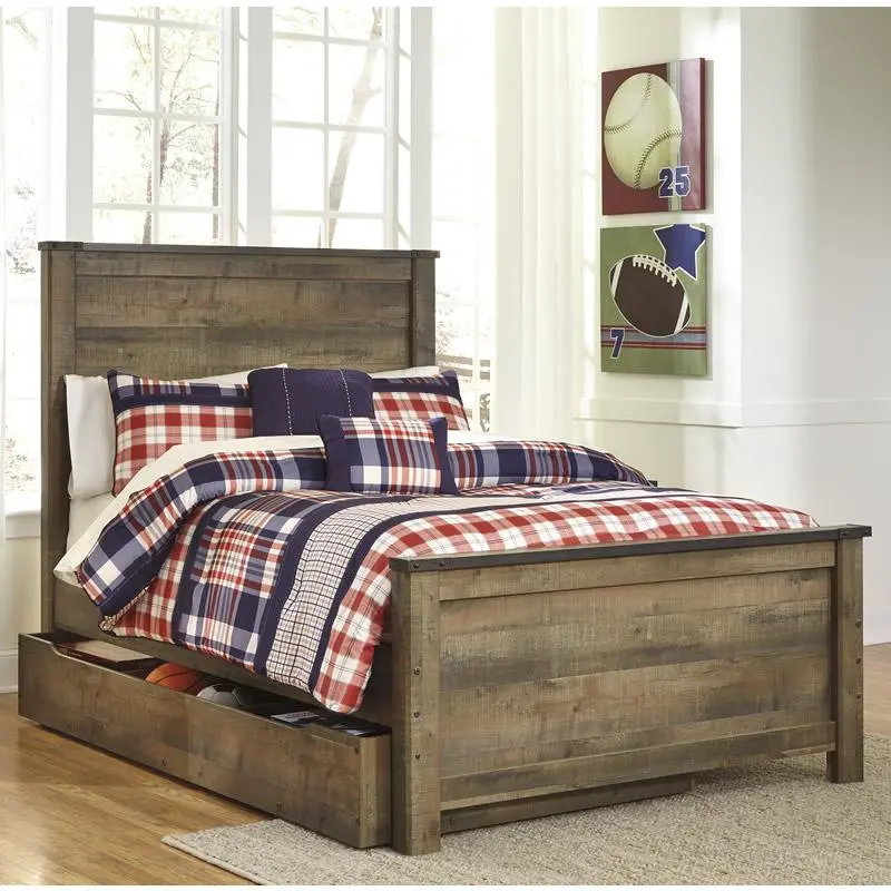 Trinell Full Panel Bed With Oversized Storage Drawer By Signature Design By Ashley 1