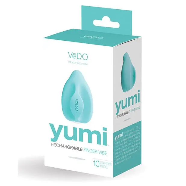 Vedo Yumi Finger Vibe – Discreet Clitoral Massager In Tease Me Turquoise 1