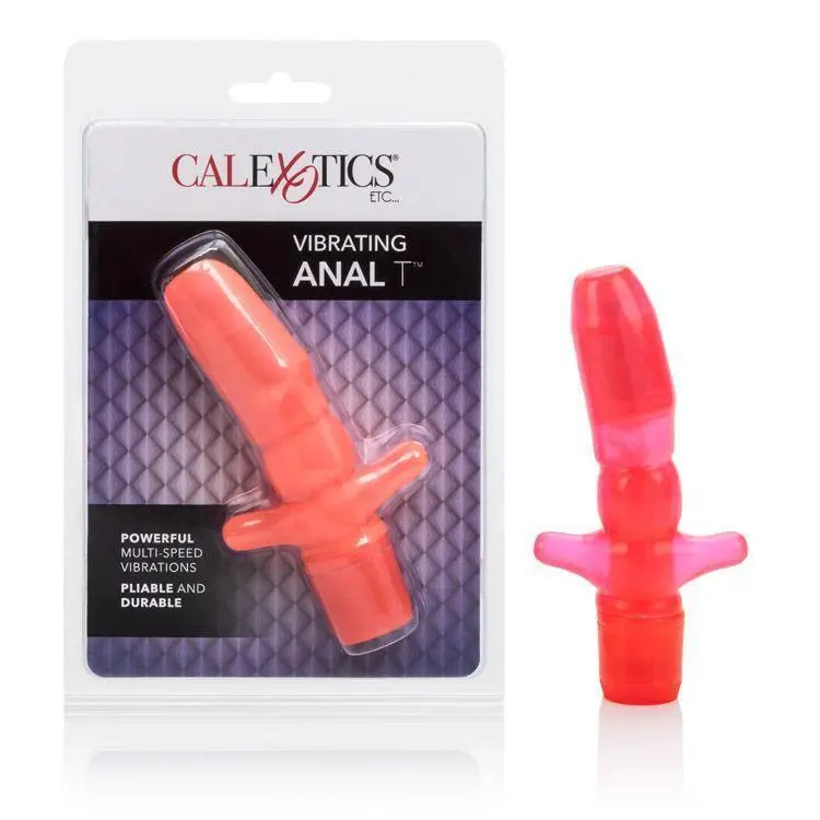 Vibrating Anal-T Prostate Massager – 3.25-Inch Ergonomic Design (Pink) By California Exotics 1