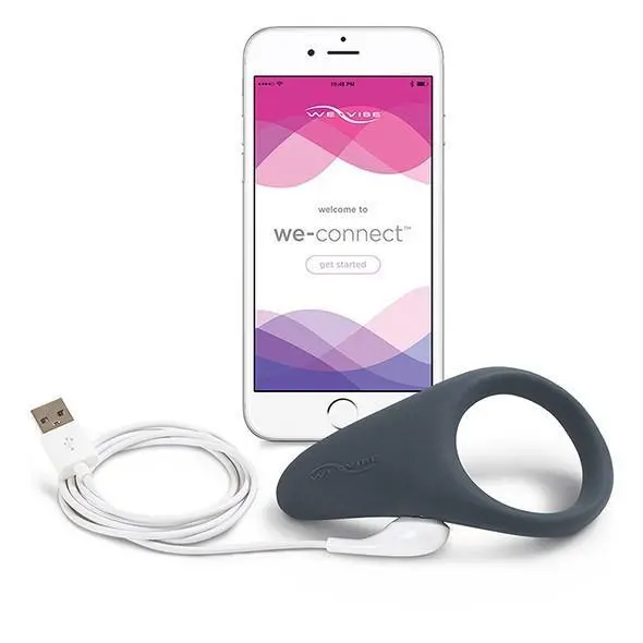 We-Vibe Verge App-Enabled Cock Ring – Slate Gray 1