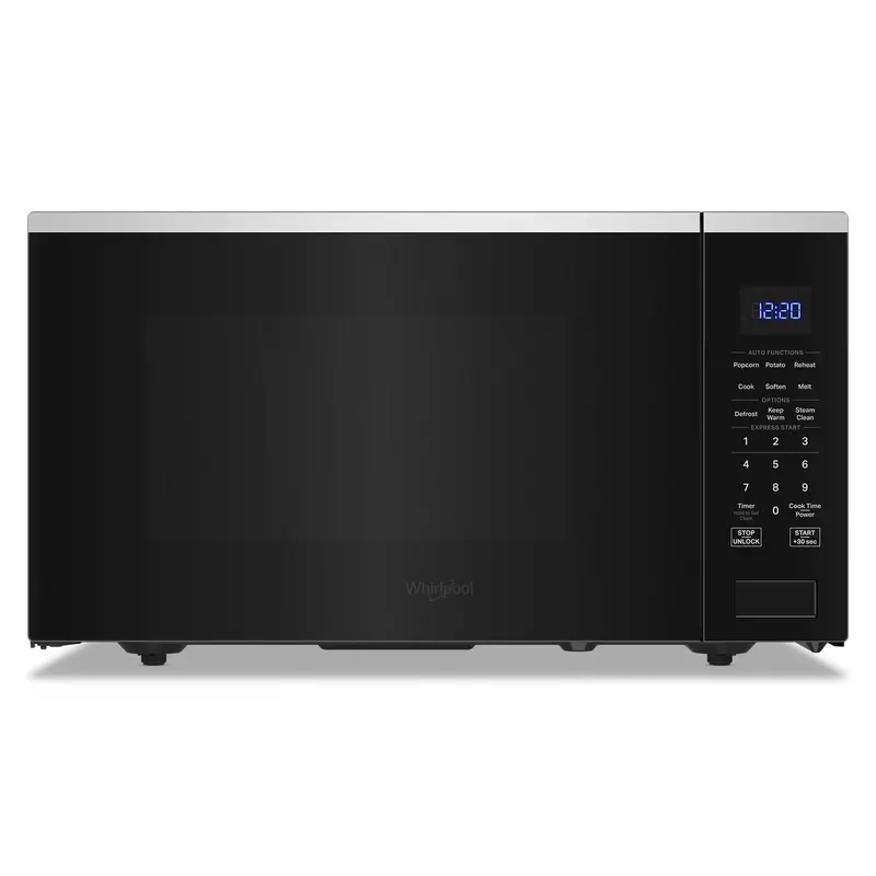 Whirlpool 22-Inch 1.6 Cu. Ft. Countertop Microwave With Auto Defrost & Popcorn Settings – Model Ywmcs7022Ss 1