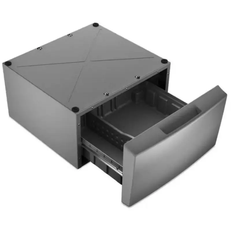 Whirlpool 27-Inch Laundry Pedestal With Storage Drawer – Stainless Steel (Wfp2715Rr) 1