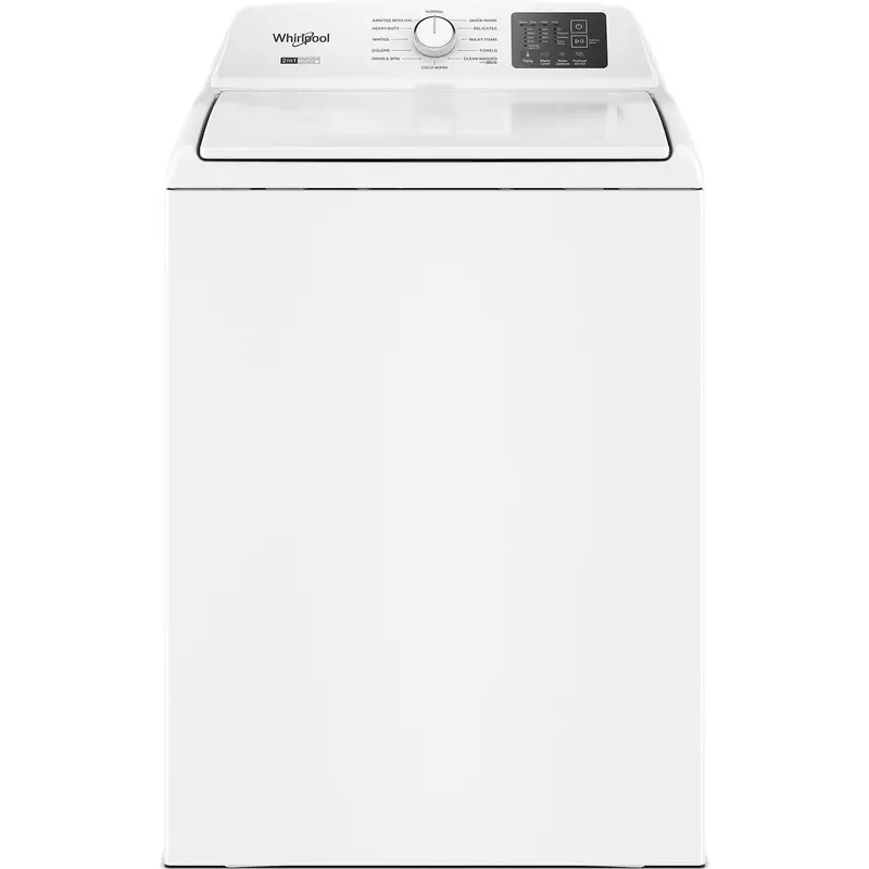 Whirlpool 4.8 Cu. Ft. Top-Load Washer With 2-In-1 Removable Agitator – Wtw4107Sw 1