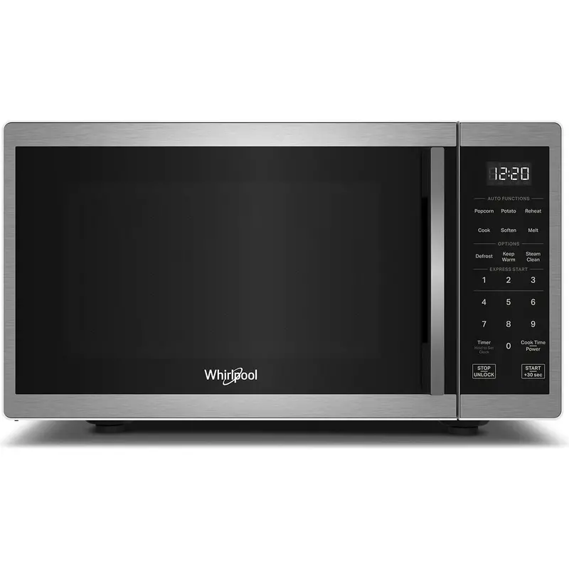 Whirlpool Compact 0.9 Cu. Ft. Countertop Microwave For Small Spaces – Model Wmcs3019Rs 1