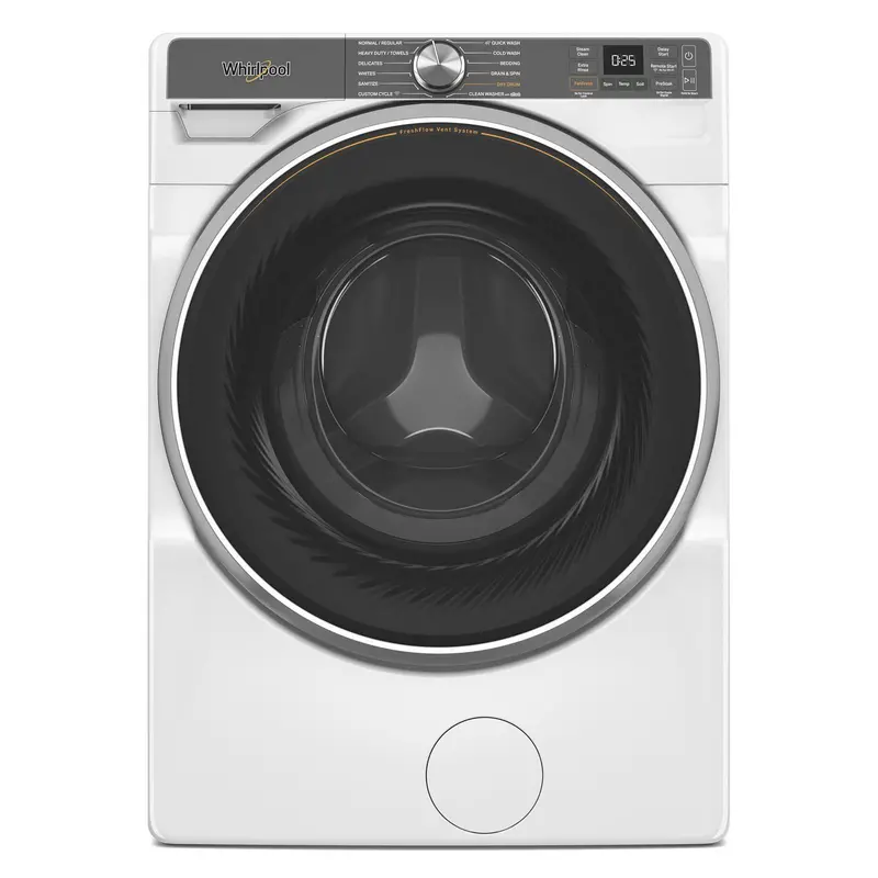 Whirlpool Wfw6720Rw 5.8 Cu. Ft. Smart Front Load Washer – Freshflow™ Ventilation, White 1