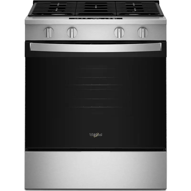Whirlpool Wsgs3330Ts 30" Slide-In Gas Range With Wi-Fi Connectivity 1