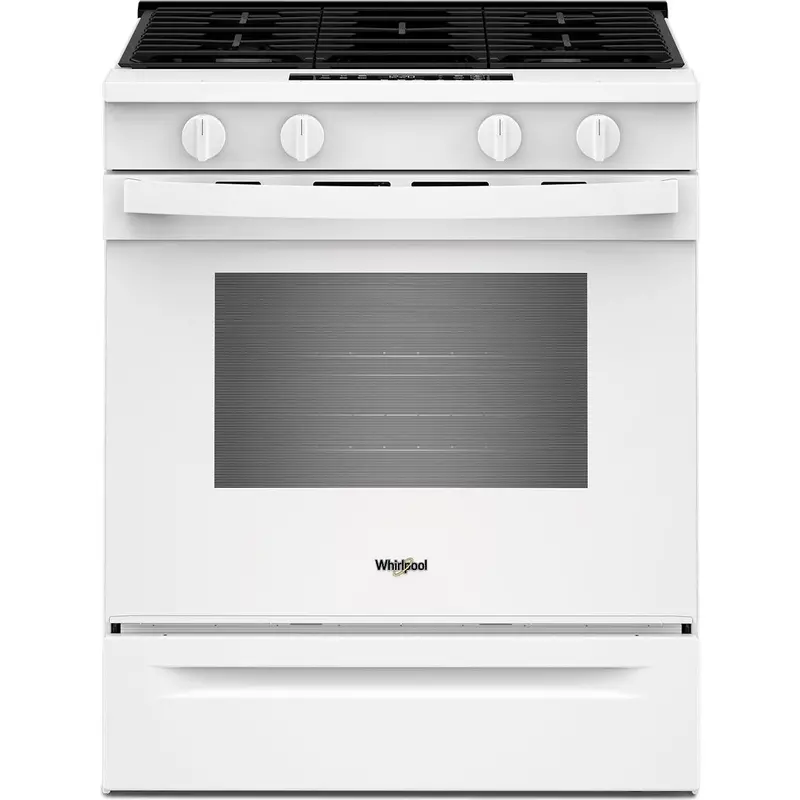 Whirlpool Wsgs3330Tw 30" Slide-In Gas Range With Wi-Fi Connectivity 1