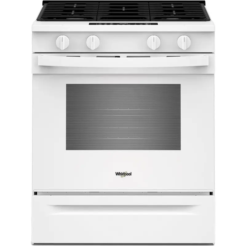 Whirlpool Wsgs4530Tw 30" Slide-In Gas Range With Air Cooking Technology 1